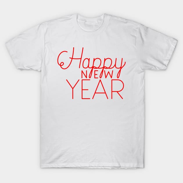 Heppy New year T-Shirt by Atom139